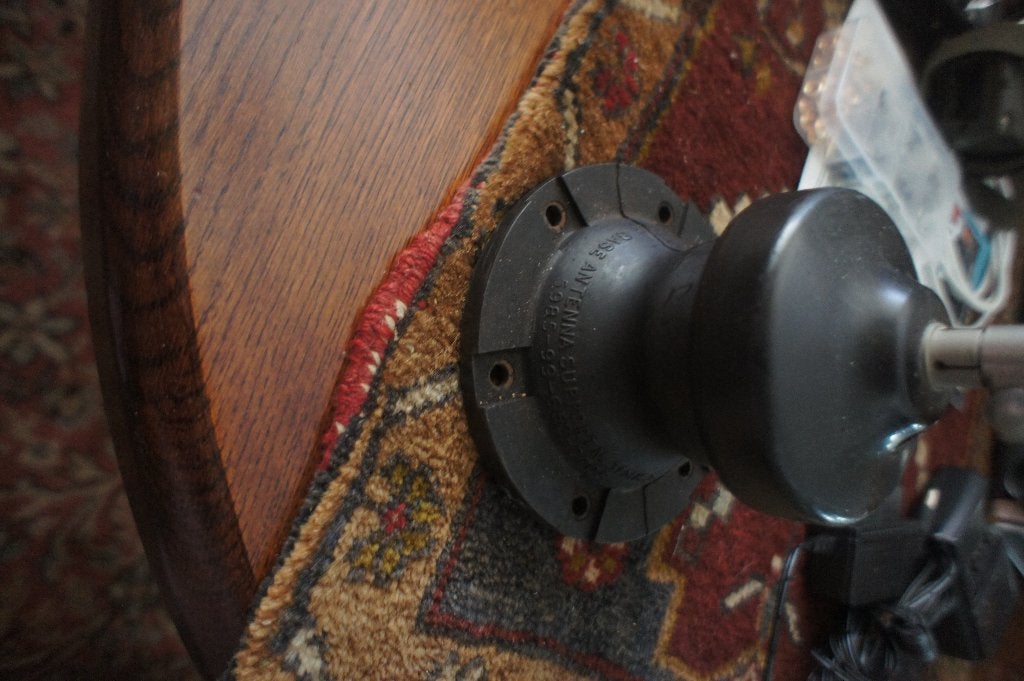 ZWARE ANTENNE VOET, Ophalen of Verzenden, Zo goed als nieuw, Antenne