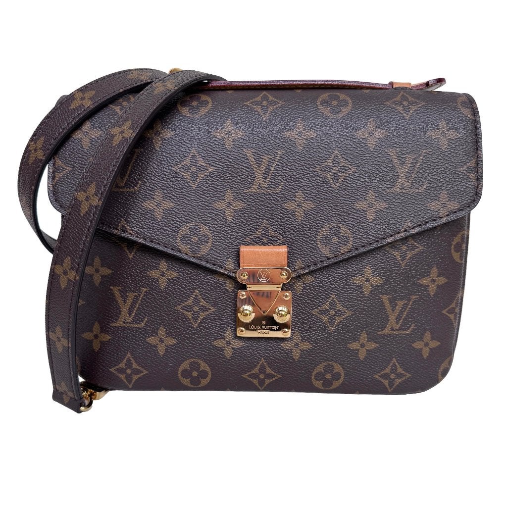 Louis Vuitton pochette metis crossbody monogram tas, Verzenden, Zo goed als nieuw, Bruin, Handtas
