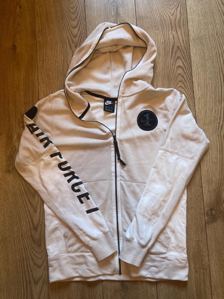 Nike Air Force 1 Full Zip Hoodie mt M., Maat 48/50 (M), Wit, Nike, Ophalen of Verzenden