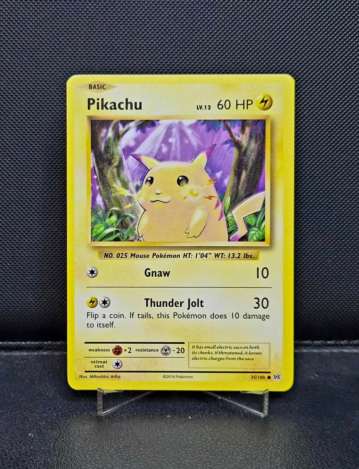 Pikachu 35/108 XY Evolutions 2016 NM, Ophalen of Verzenden, Zo goed als nieuw