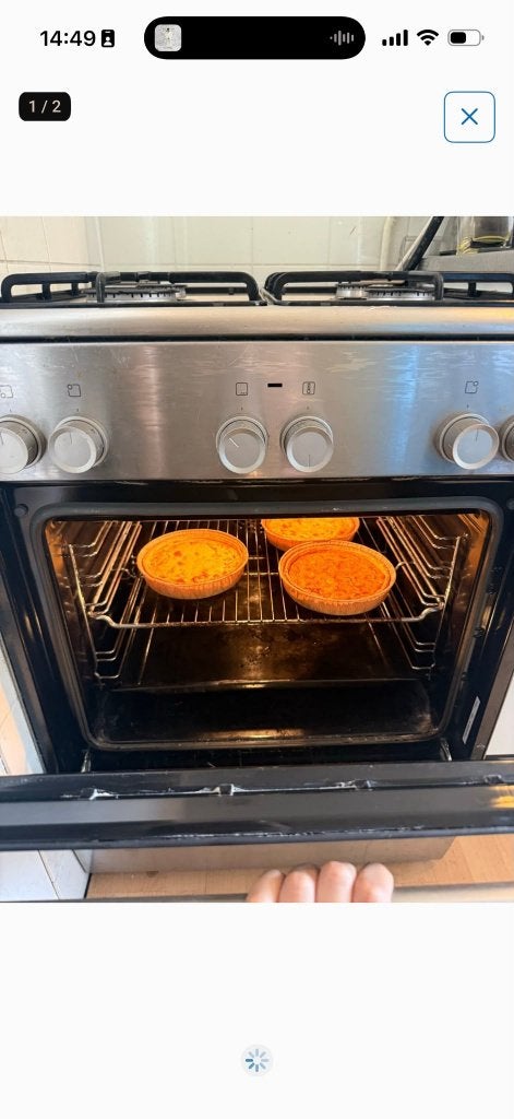Bosch vrijstaand gasfornuis met oven, Ophalen, Gebruikt, 4 kookzones, Energieklasse A of zuiniger