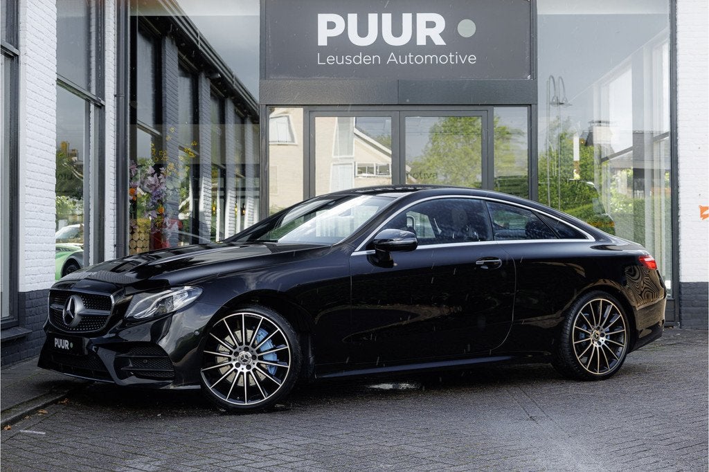 Mercedes-Benz E-Klasse Coupé 200 AMG Business Camera - Sfee, 4 cilinders, 4 stoelen, Zwart, Bedrijf