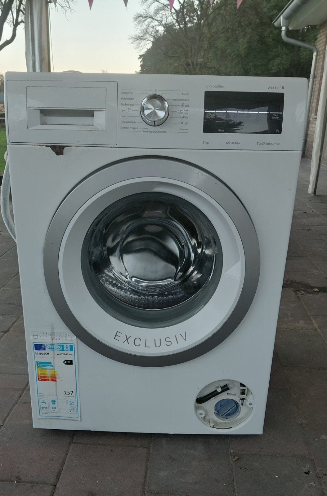 Bosch Wasmachine, Gebruikt, Ophalen of Verzenden, Voorlader, Energieklasse A of zuiniger