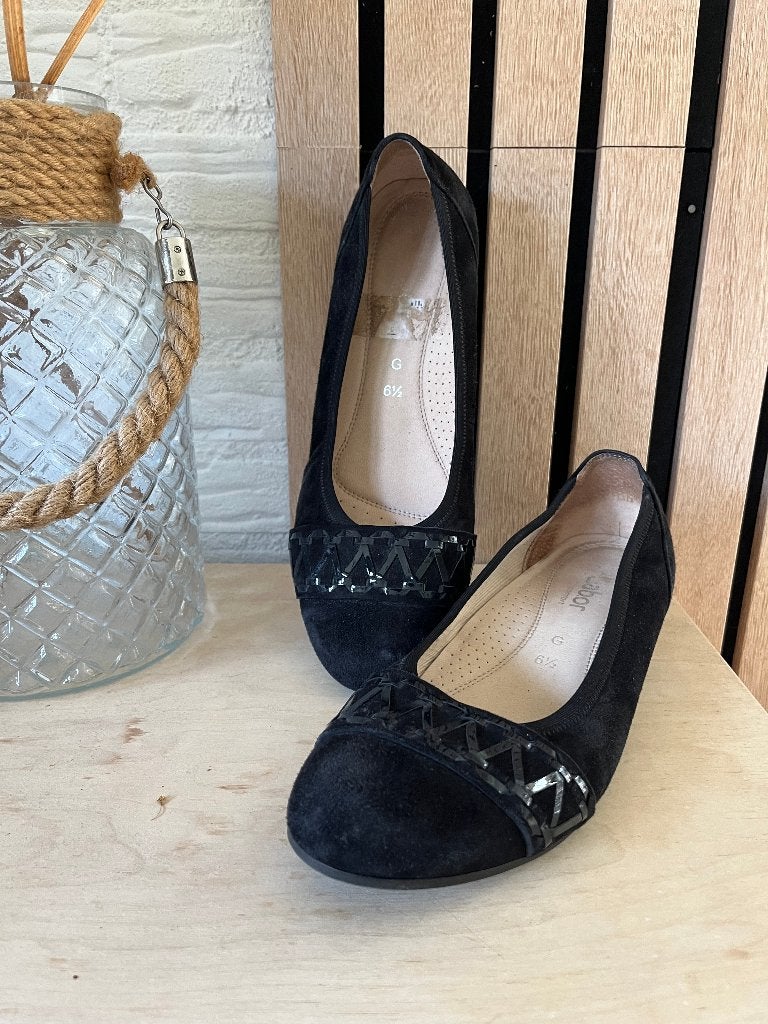 super mooie gabor easy walking schoenen maat 40 zwart, Zwart, Gabor, Zo goed als nieuw, Ballerina's