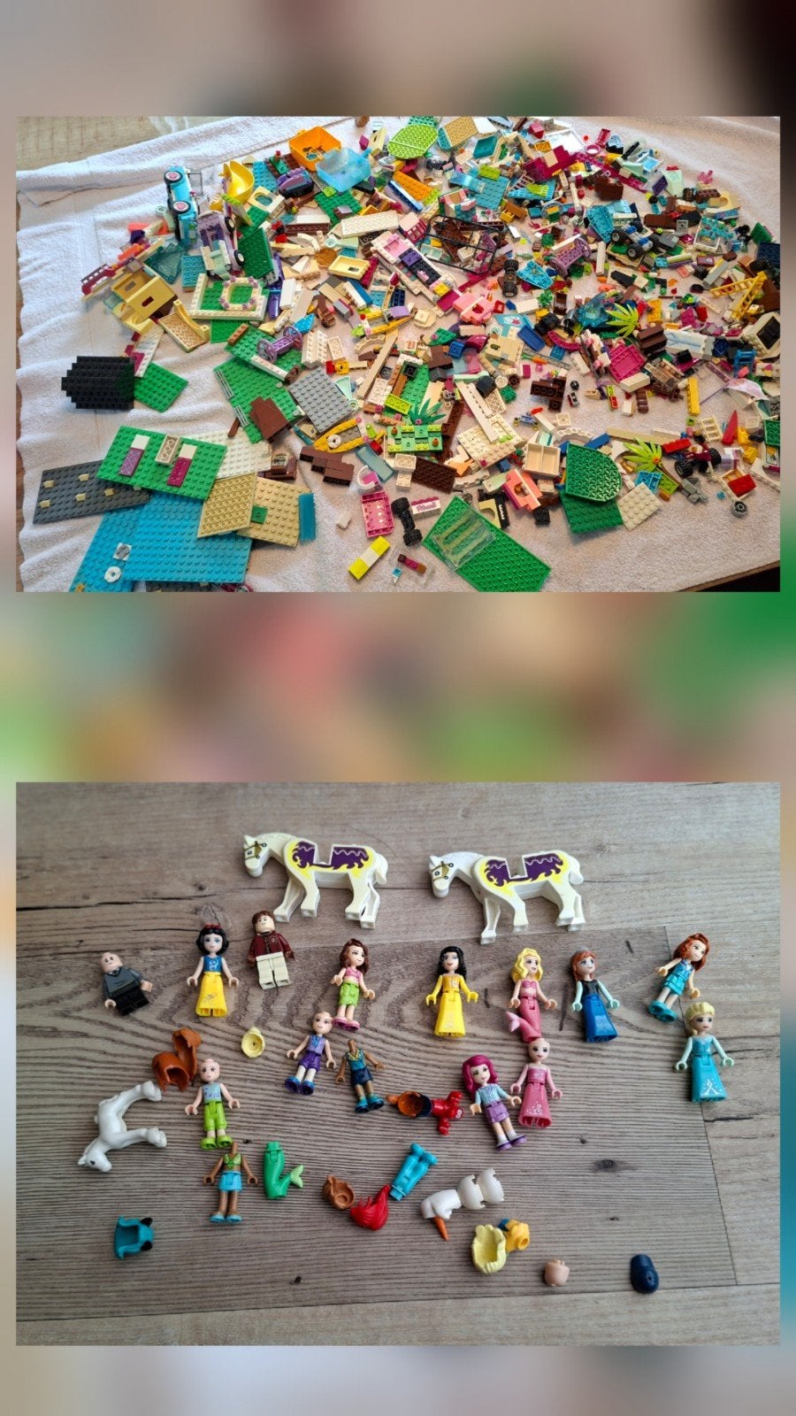 Bak gevuld met lego en bouwstenen, Kinderen en Baby's, Speelgoed | Bouwstenen, Ophalen of Verzenden