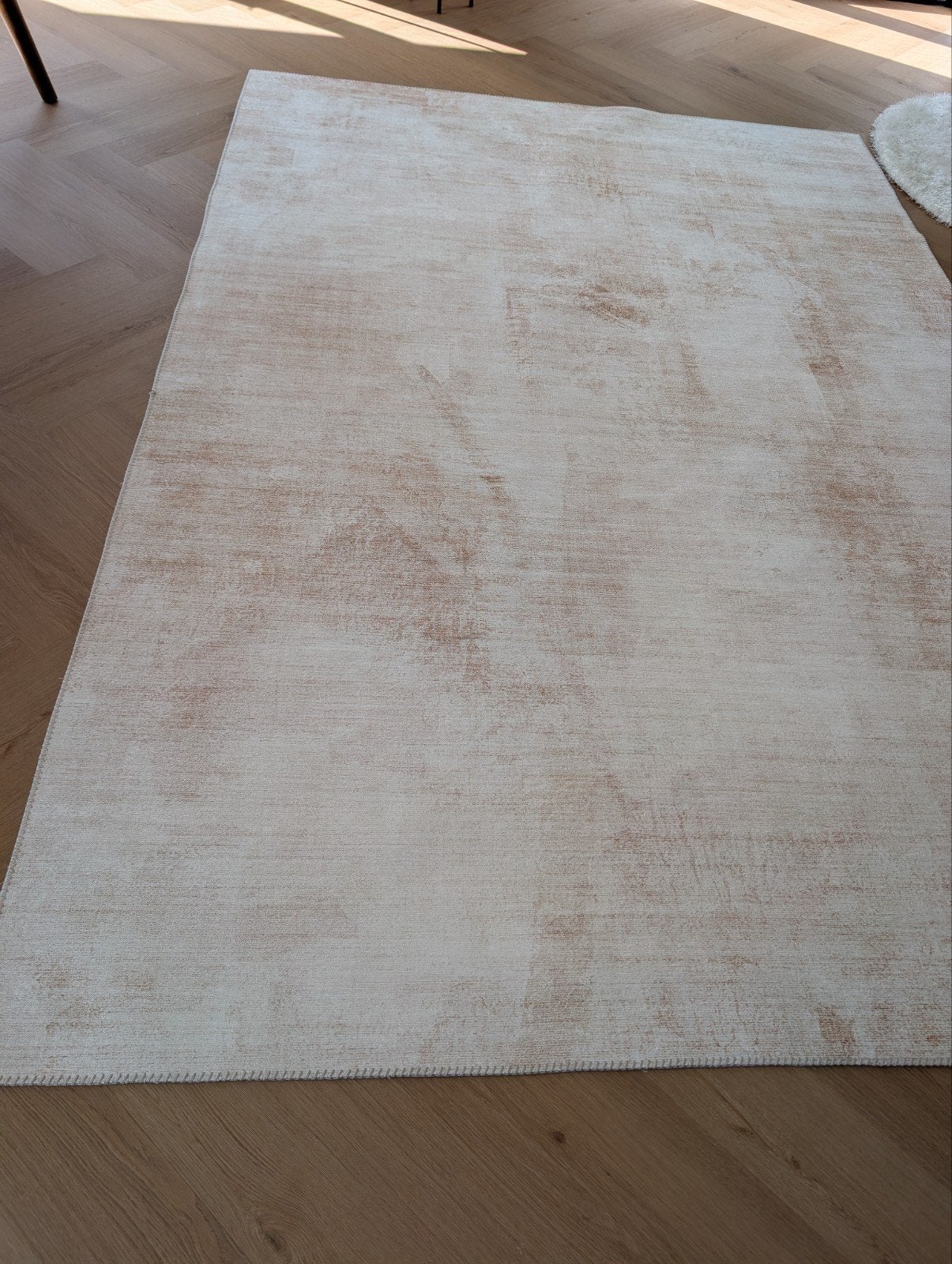 Vloerkleed 200 x 290 cm – Crème/Champagne, Ophalen, Crème, 200 cm of meer, Rechthoekig