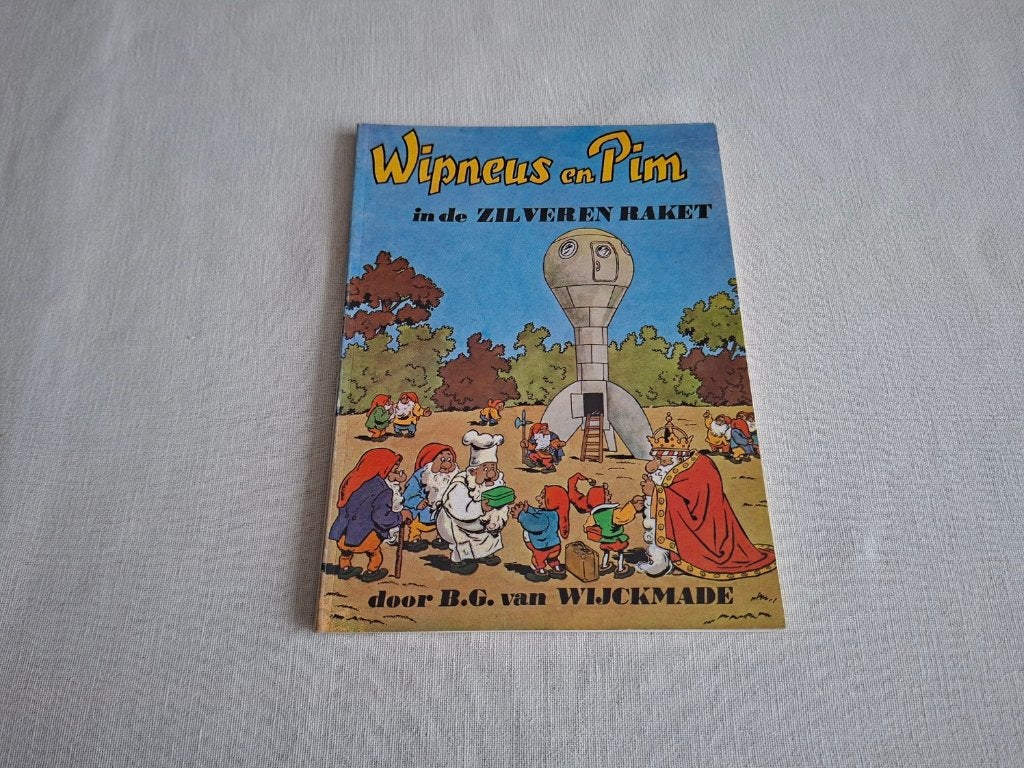 Wipneus en Pim  in de zilveren raket, Ophalen of Verzenden, Gelezen, Fictie algemeen