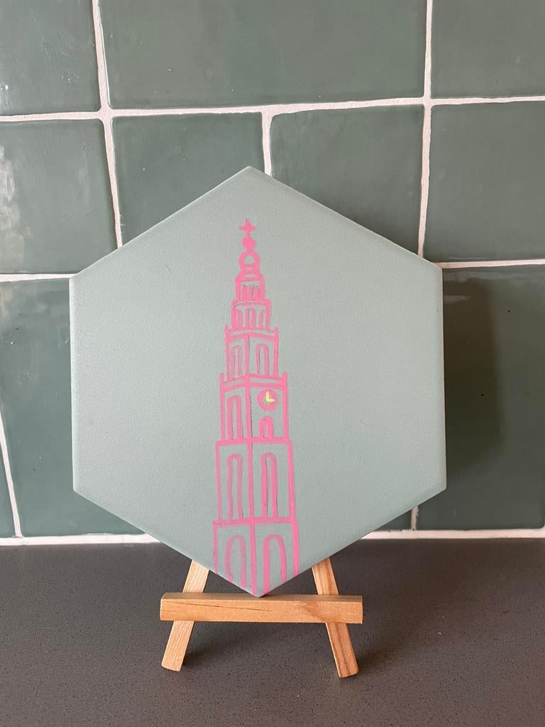 Tegeltje Groningen, Huis en Inrichting, Ophalen of Verzenden, Nieuw