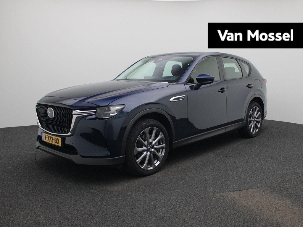 Mazda CX-60 2.5 e-SkyActiv PHEV Exclusive-Line | Automaat |, Auto's, Mazda, Automaat, 12 maanden, Stof, Gebruikt