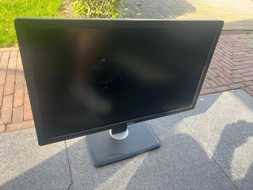 Dell U2713HM 27 inch monitor - QHD (2K) - IPS, Ophalen, Gebruikt, IPS, In hoogte verstelbaar