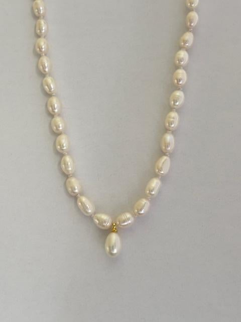 Prachtige Parel Ketting Zuidzee witte parels 14K Goud, Sieraden, Tassen en Uiterlijk, Ophalen of Verzenden, Nieuw, Wit, Goud