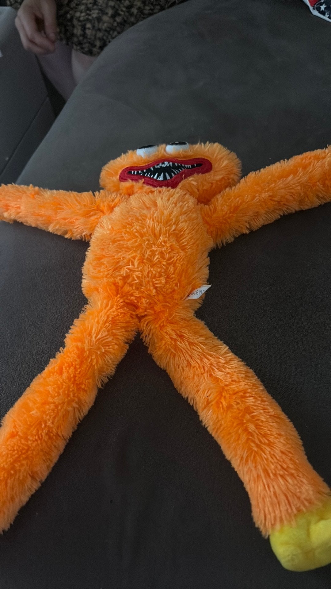 Oranje huggy wuggy knuffel, Ophalen, Zo goed als nieuw, Overige typen