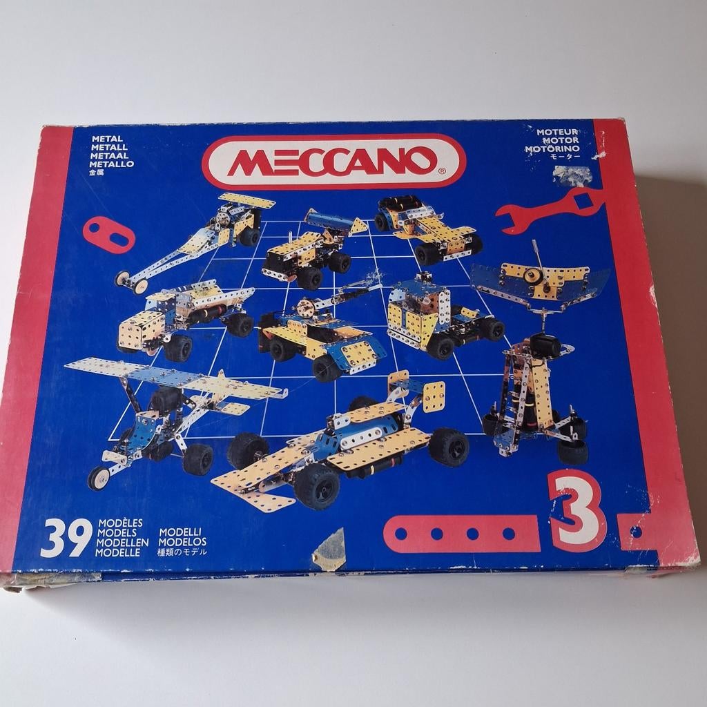 Vintage Meccano Bouwdoos - Model 39, Kinderen en Baby's, Speelgoed | Educatief en Creatief, Ophalen, Gebruikt, Bouwen