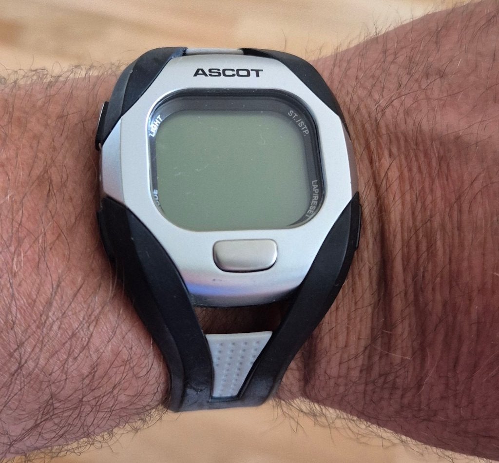 Ascot sport horloge., Ophalen of Verzenden, Zo goed als nieuw, Zwart, Android