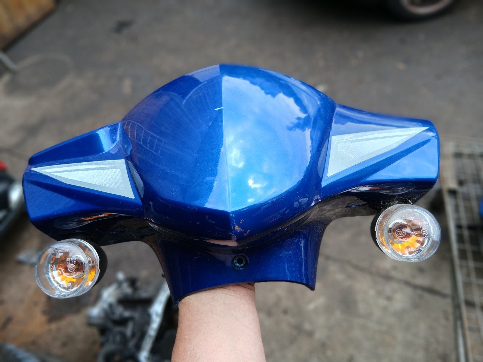 Voorzijde stuurkap kymco agility 50, Ophalen of Verzenden, Gebruikt, Overige typen