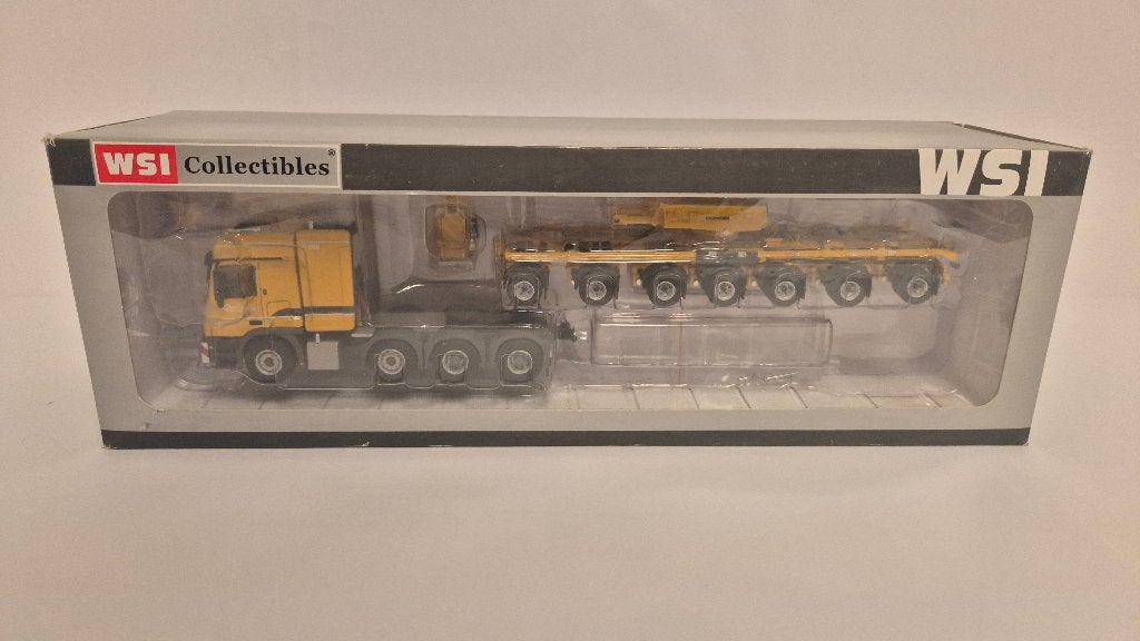 Mercedes benz Liebherr LTM 11200 boom transport set, Hobby en Vrije tijd, Ophalen, Zo goed als nieuw, Bus of Vrachtwagen, Wsi
