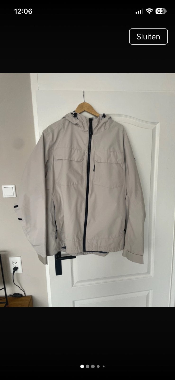 WIndjack human nature xxl, Ophalen of Verzenden, Zo goed als nieuw, Overige maten, Blauw