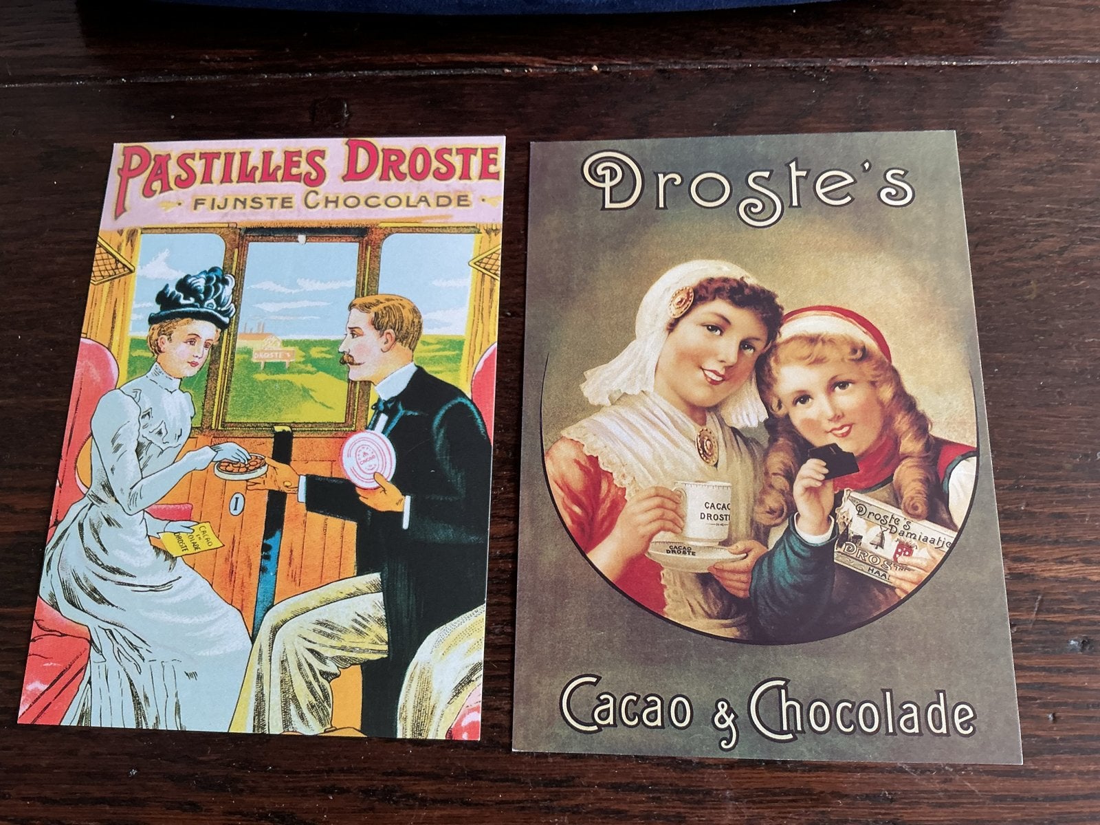 Originele Droste ansichtkaarten - Cacao & Chocolade, Ophalen of Verzenden, Voor 1920, Ongelopen