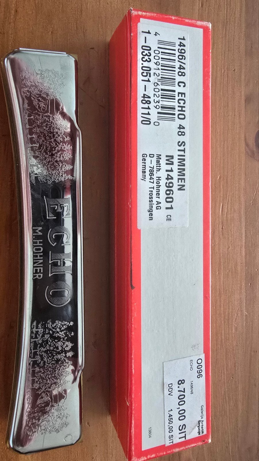 M. Hohner Echo Mondharmonica 96/48 C, Ophalen of Verzenden, Met koffer of doosje, C-mondharmonica, Nieuw