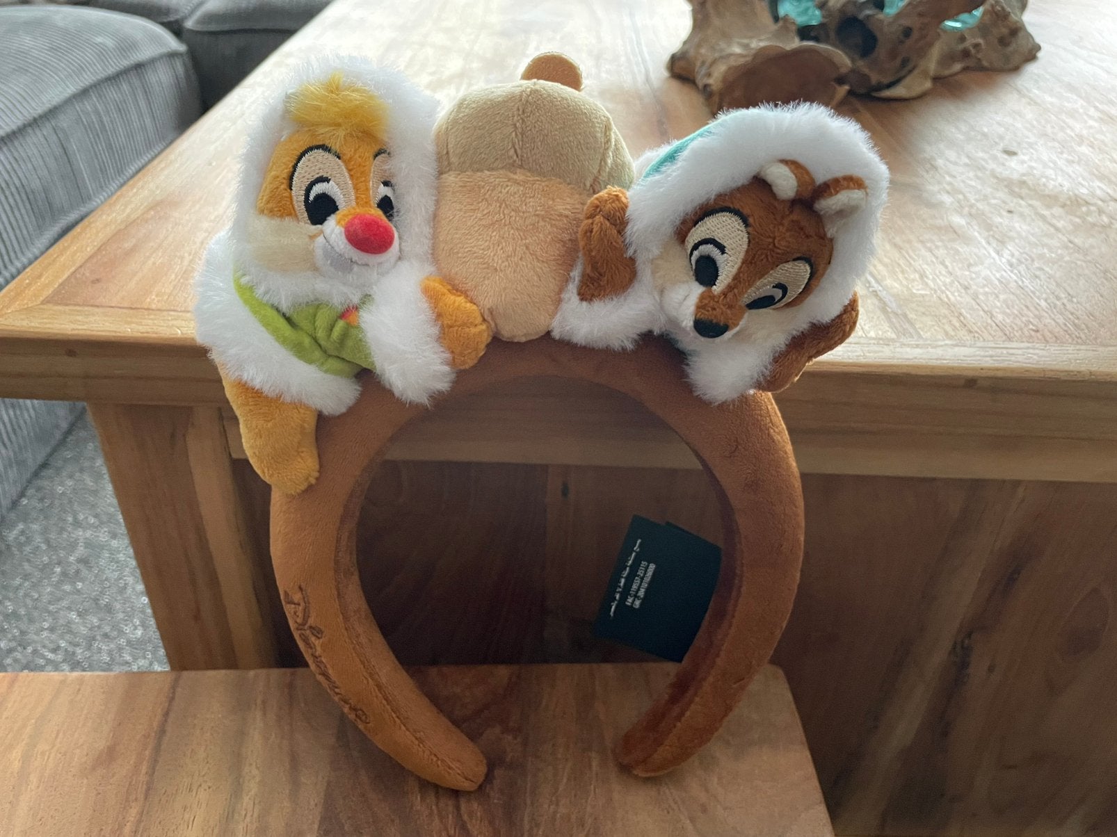 Disneyland Paris diadeem haarband oortjes Knabbel & Babbel, Ophalen of Verzenden, Overige figuren, Nieuw, Knuffel
