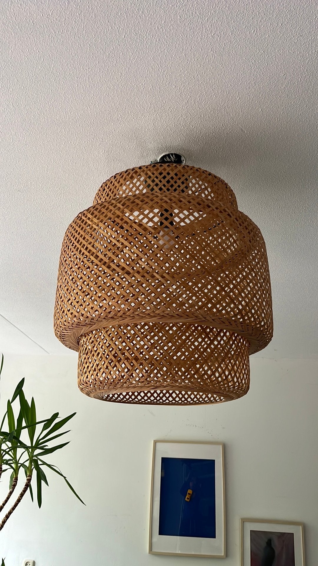 Ikea hanglamp groot!, Ophalen, Zo goed als nieuw, Rond