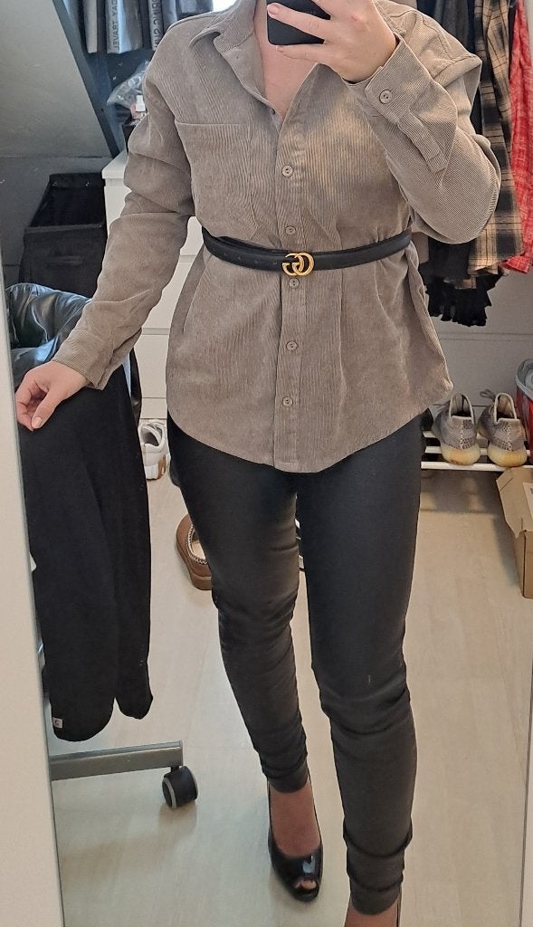 Bruine blouse., The Sting, Bruin, Verzenden, Zo goed als nieuw