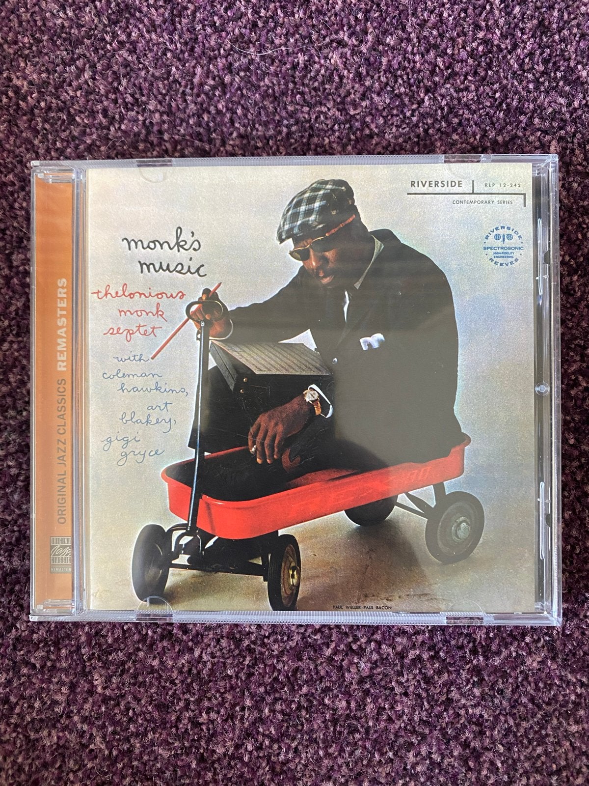 Thelonious Monk Septet - Monk's Music CD (Zeer Goede Staat), Ophalen of Verzenden, Jazz, Album, Remastered
