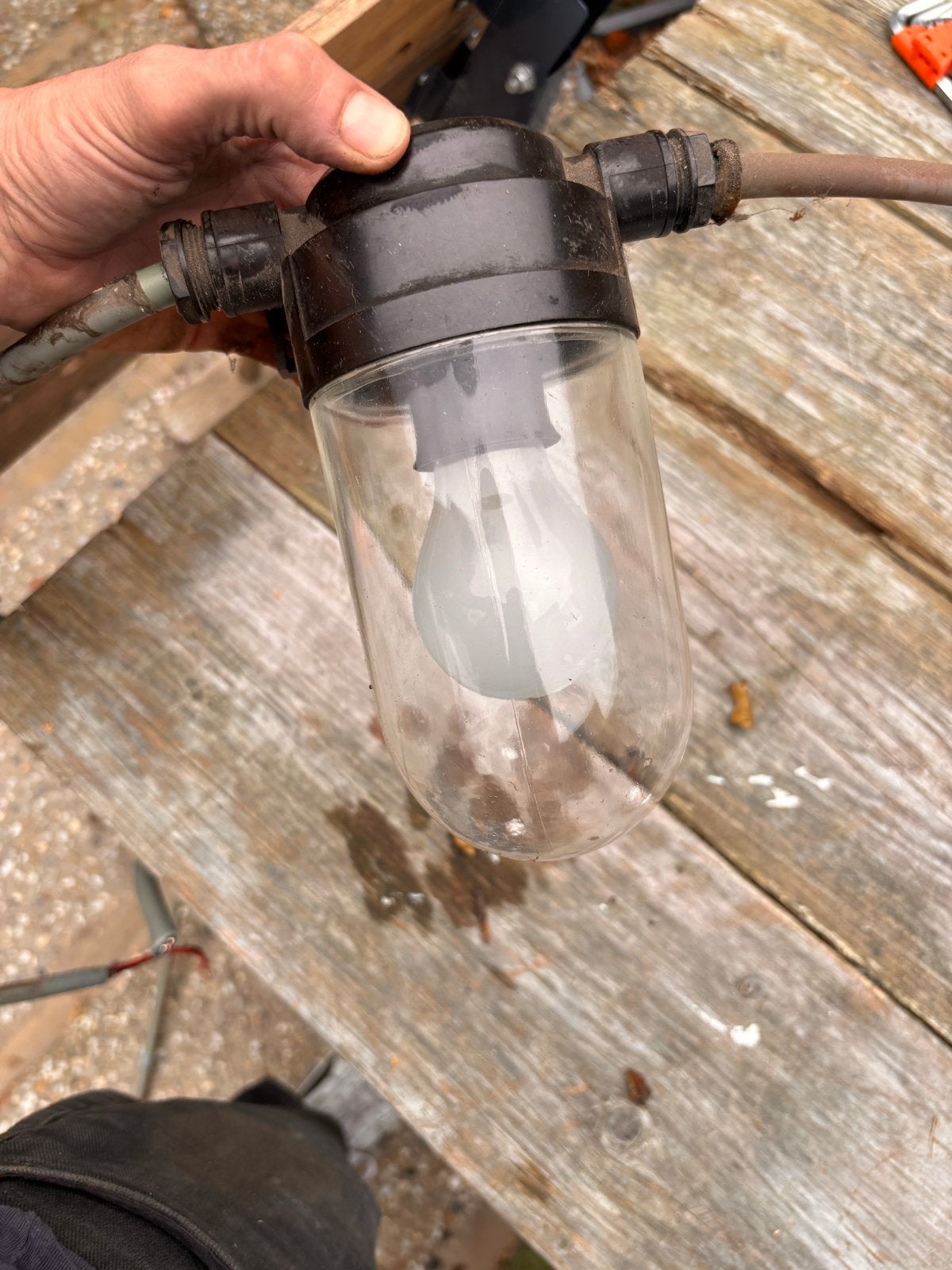 Vintage industriële lamp - robuust en functioneel, Ophalen of Verzenden