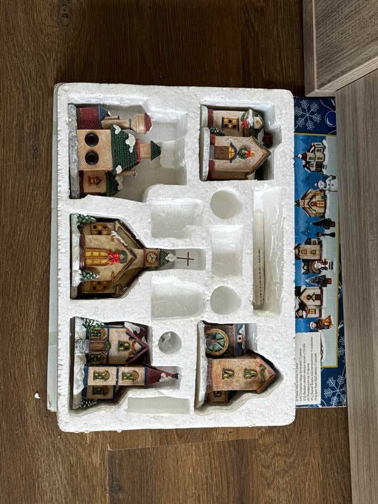 3 kersthuisjes, Diversen, Ophalen, Gebruikt