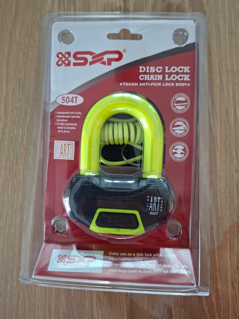 SXP Disc Lock Chain Lock 504T - Nieuw in verpakking, Ophalen of Verzenden, Nieuw