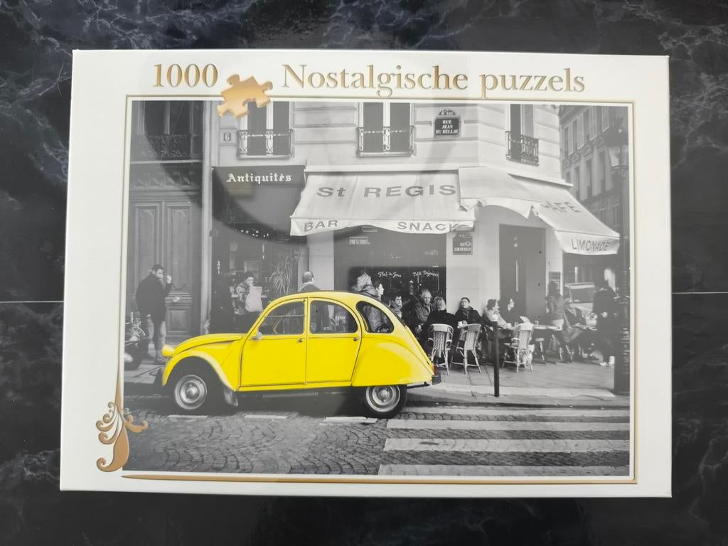Nostalgische puzzels, viva la France, 1000 stukjes, nieuw, Ophalen, 1980 tot heden, Nieuw, Overige onderwerpen