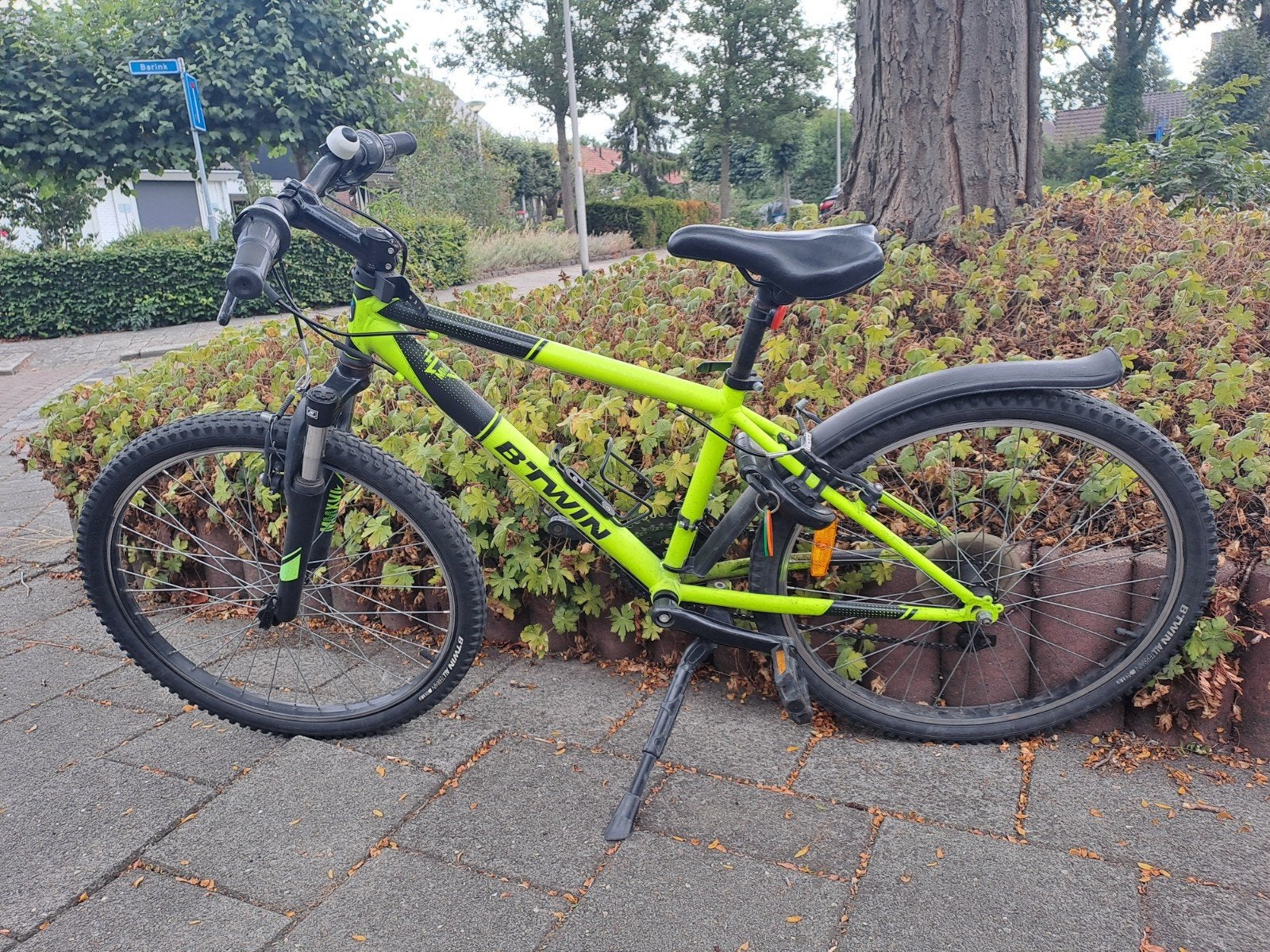 Rockrider Btwin 24 inch kinderfiets - Gebruikt, goede staat, Ophalen, Velgrem, Rockrider, 16 tot 20 inch