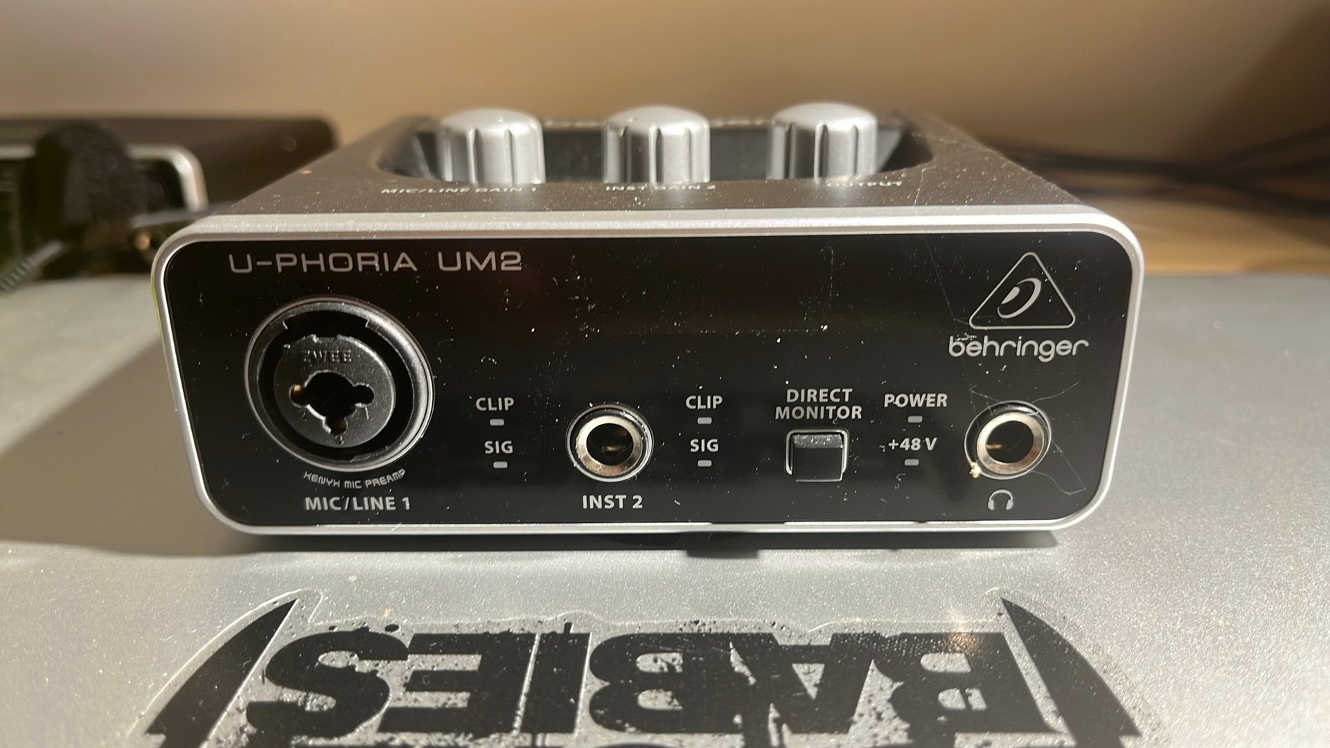 Behringer U-Phoria UM2  Interface, Ophalen of Verzenden, Zo goed als nieuw