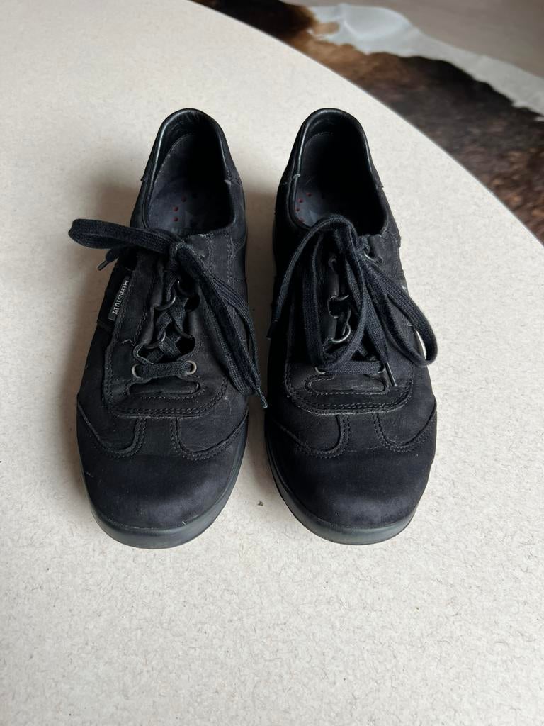 Mephisto Air jet leren schoenen maat 37 / 4 zwart, Zwart, Ophalen of Verzenden, Sneakers of Gympen, Zo goed als nieuw