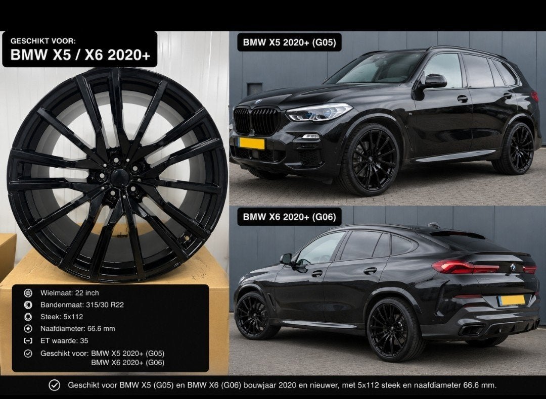 Bmw Velgen NIEUW! 22", Auto-onderdelen, Banden en Velgen, Ophalen, Velg(en), Nieuw, Overige maten