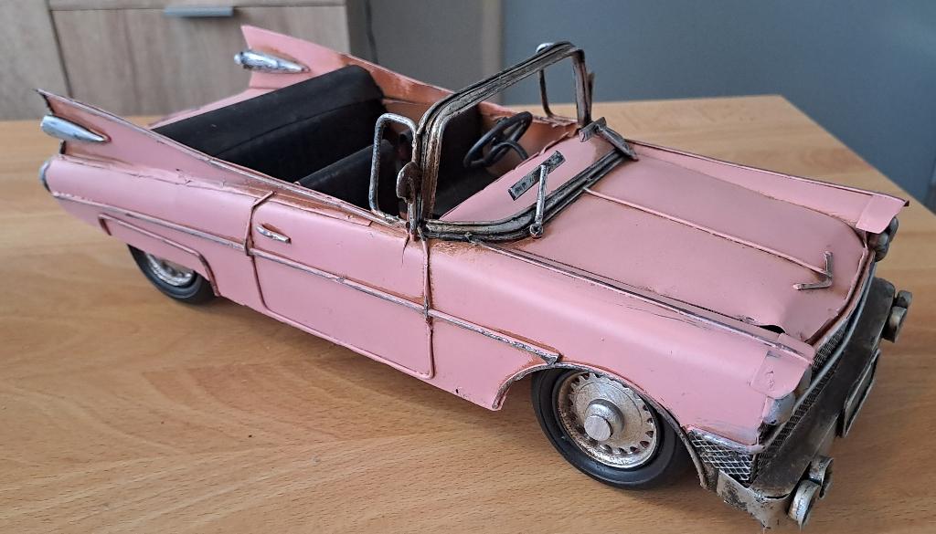 decoratie Cadillac blikken auto, Ophalen of Verzenden, Zo goed als nieuw, Auto's