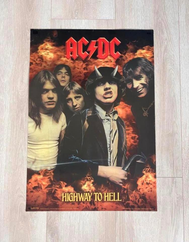 3D-poster AC/DC, Verzamelen, Posters, Zo goed als nieuw, Muziek, Rechthoekig Staand, 3D, Ophalen of Verzenden