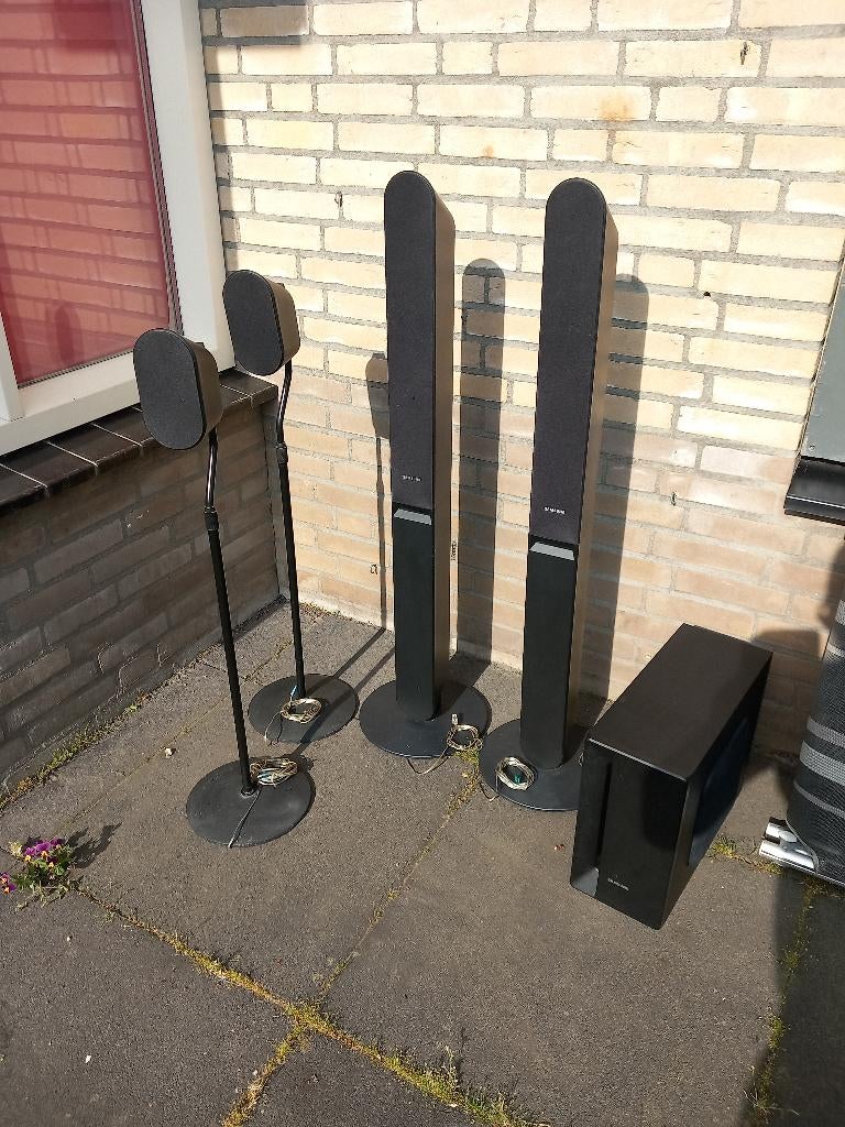 SAMSUNG SUROUND speakers, Gebruikt, Complete surroundset, Minder dan 60 watt, Ophalen