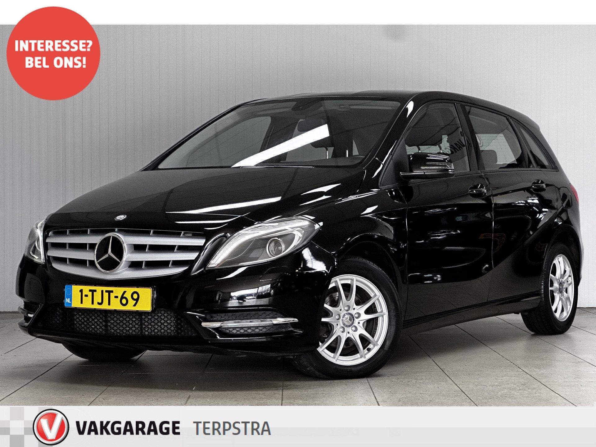 Mercedes-Benz B-Klasse 180 Ambition/ Bi-Xenon/ Stoelverw/ PD, Auto's, Mercedes-Benz, Voorwielaandrijving, Stof, Gebruikt, 4 cilinders