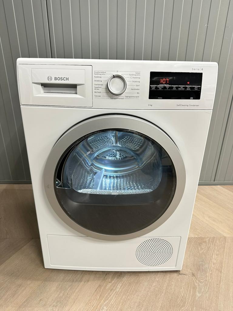 Bosch serie 6 Warmtepompdroger A+++ 8KG incl Garantie&Bezorg, Witgoed en Apparatuur, Wasdrogers, Overige typen, 8 tot 10 kg, Zo goed als nieuw