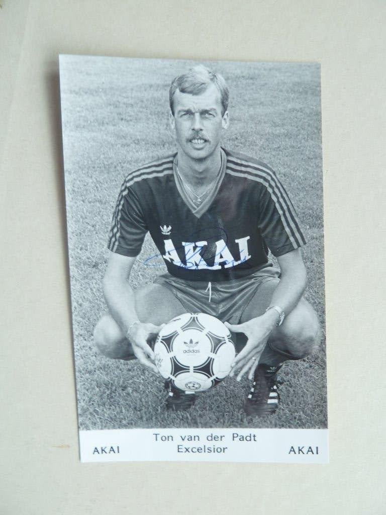 Spelerskaart. Ton.v.d.Padt  Excelsior, Ophalen of Verzenden, Zo goed als nieuw, Overige binnenlandse clubs, Spelerskaart