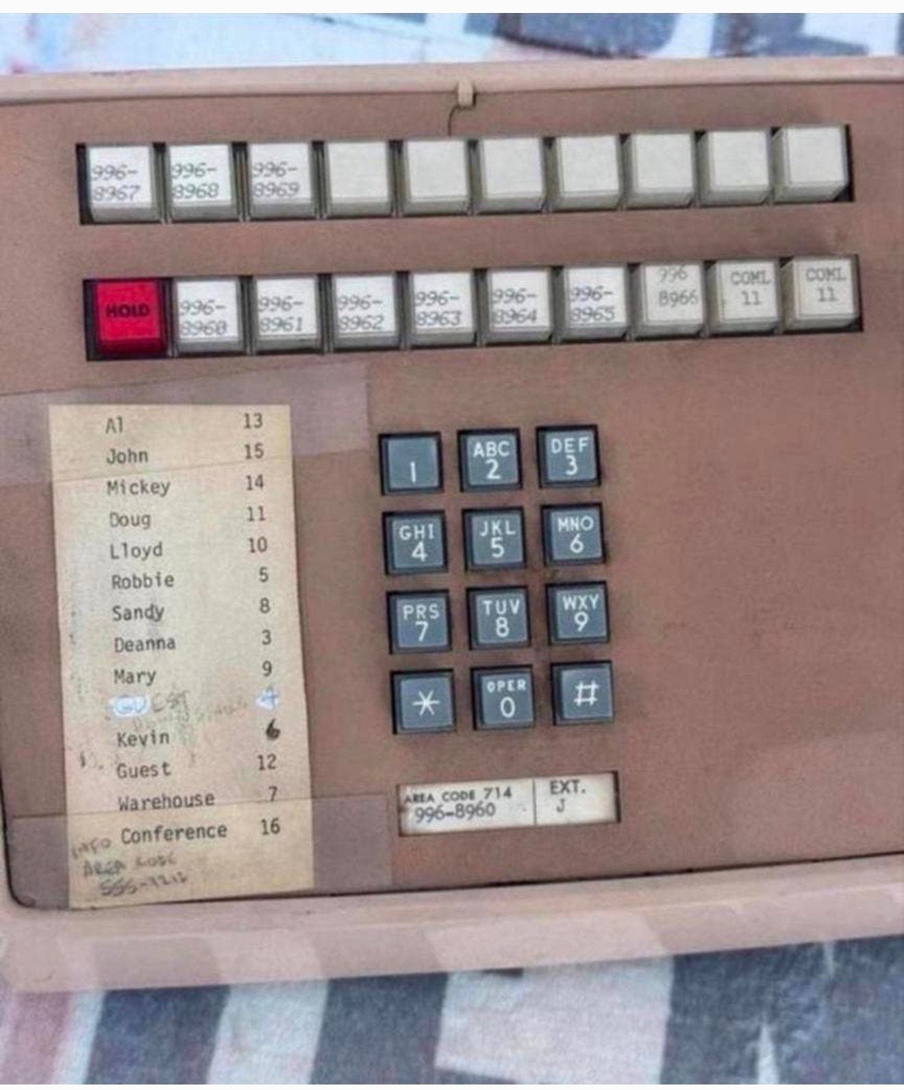 Bell System Western 2831CM 2831-cm Vintage Retro telefoon, Ophalen of Verzenden