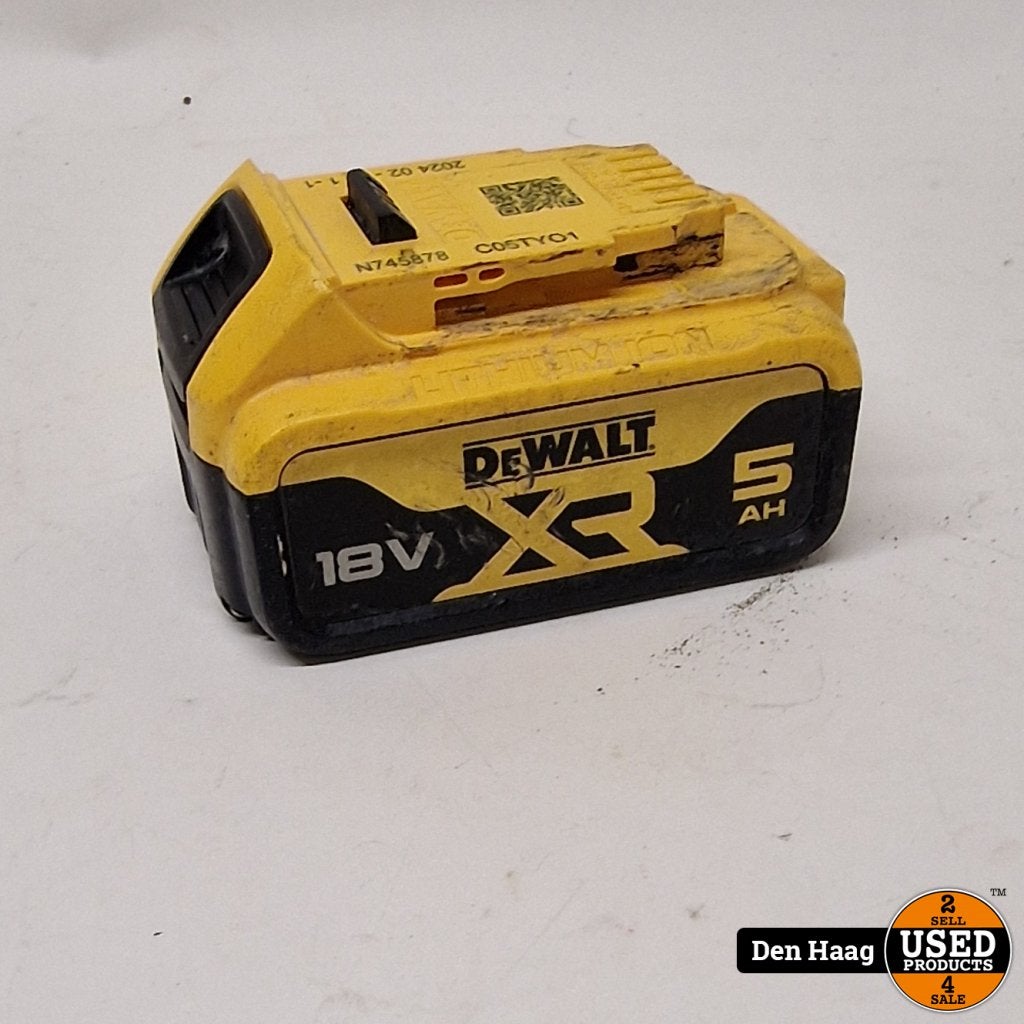 DeWalt DCB184 18V 5.0Ah Accu | Nette staat, Dewalt, Gebruikt, Support@dewalt.com, 701 E. Joppa Road
Towson, MD 21286
USA