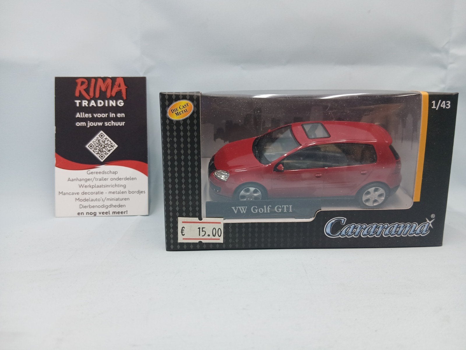 VW Golf GTI Rood 1/43 Modelauto mk5, Ophalen of Verzenden, Nieuw, Auto, Overige merken