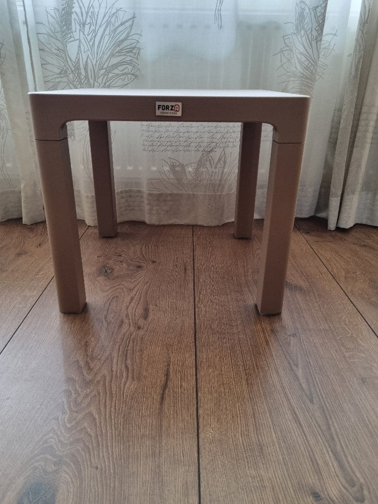 Balkontafel/bijzettafel, Ophalen, Minder dan 45 cm, Vierkant, Zo goed als nieuw