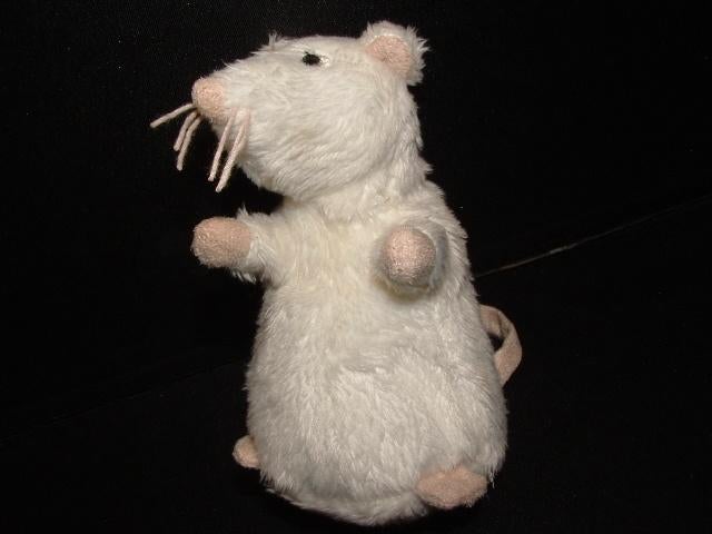 IKEA MUIS MUS KLEIN VELOURS WIT MET HUIDSKLEUR NEUSJE, Kinderen en Baby's, Speelgoed | Knuffels en Pluche, Ophalen of Verzenden