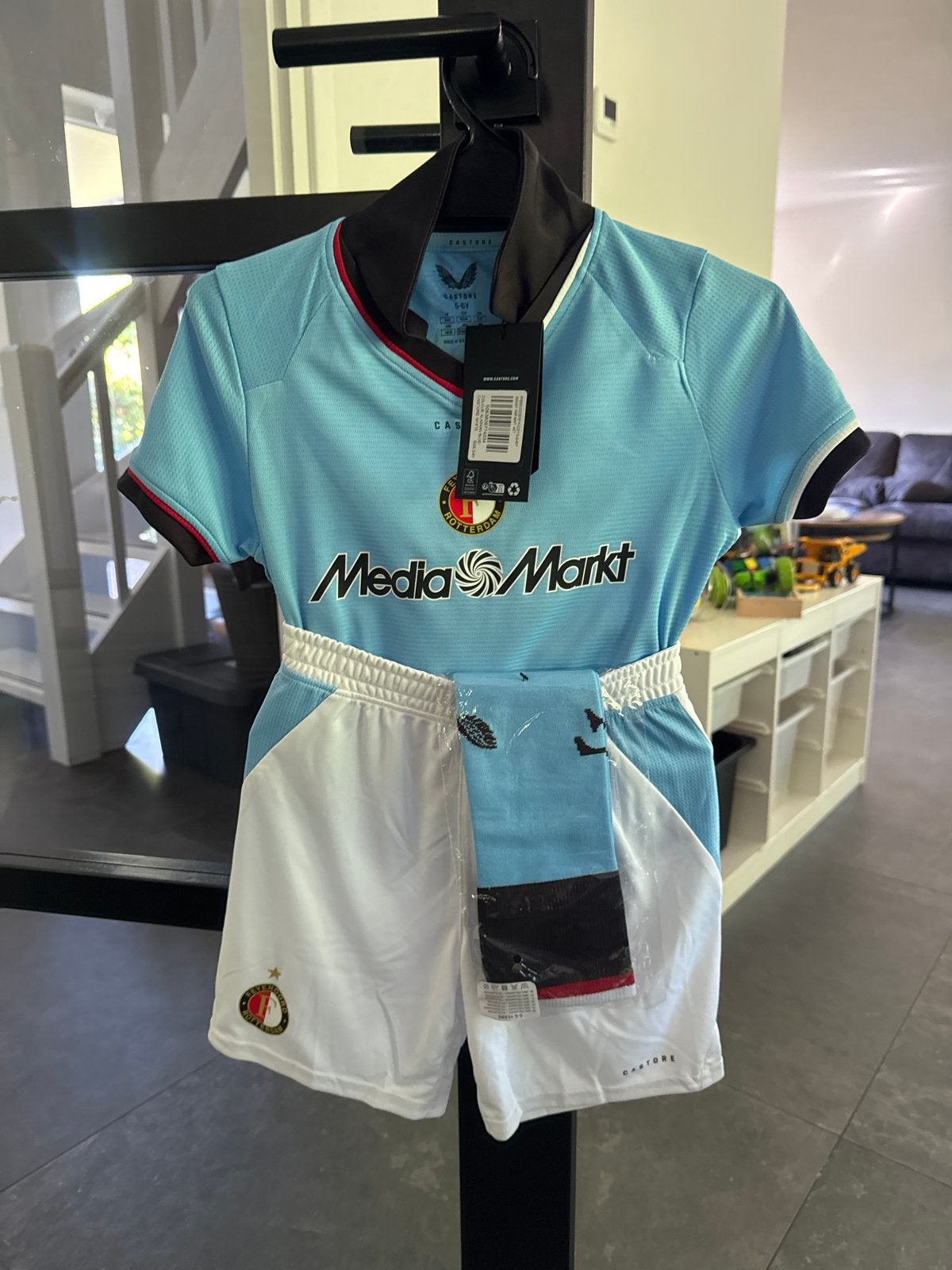 Feyenoord Uit Tenue Kind Maat 5-6 Jaar Nieuw, Ophalen of Verzenden, Nieuw, Jongen of Meisje
