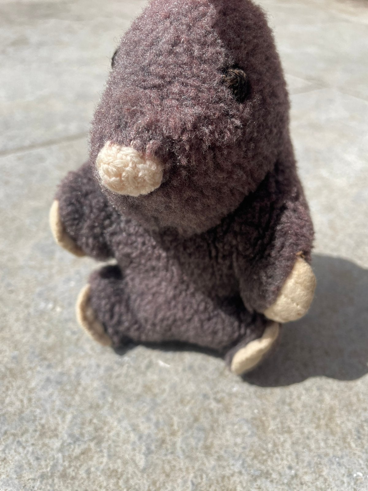 Molletje mol knuffel, Overige merken, Overige typen, Grijs, Ophalen of Verzenden