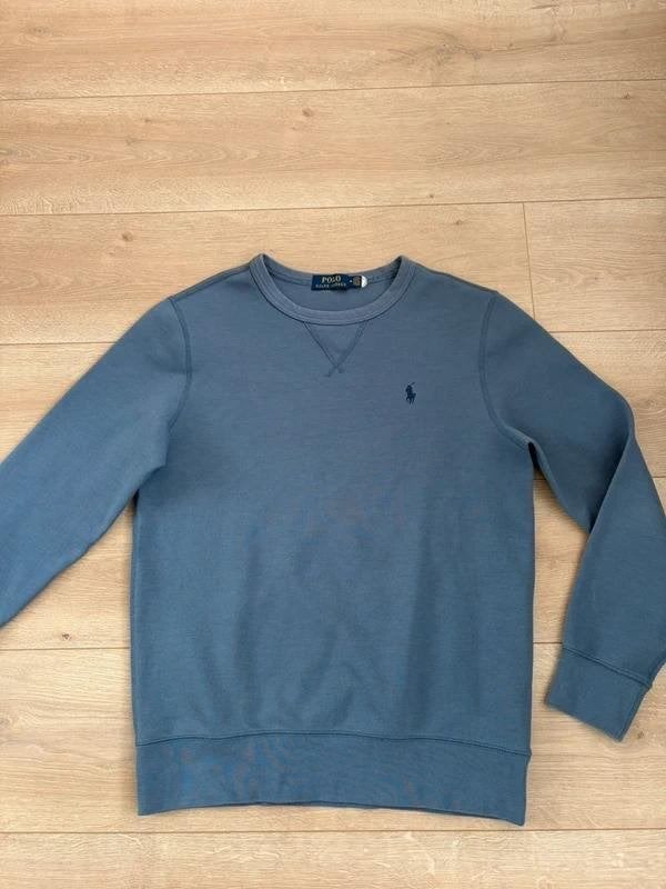 Polo Ralph Lauren blauwe sweater / trui - Maat M, Blauw, Ophalen of Verzenden, Maat 46 (S) of kleiner, Polo Ralph Lauren