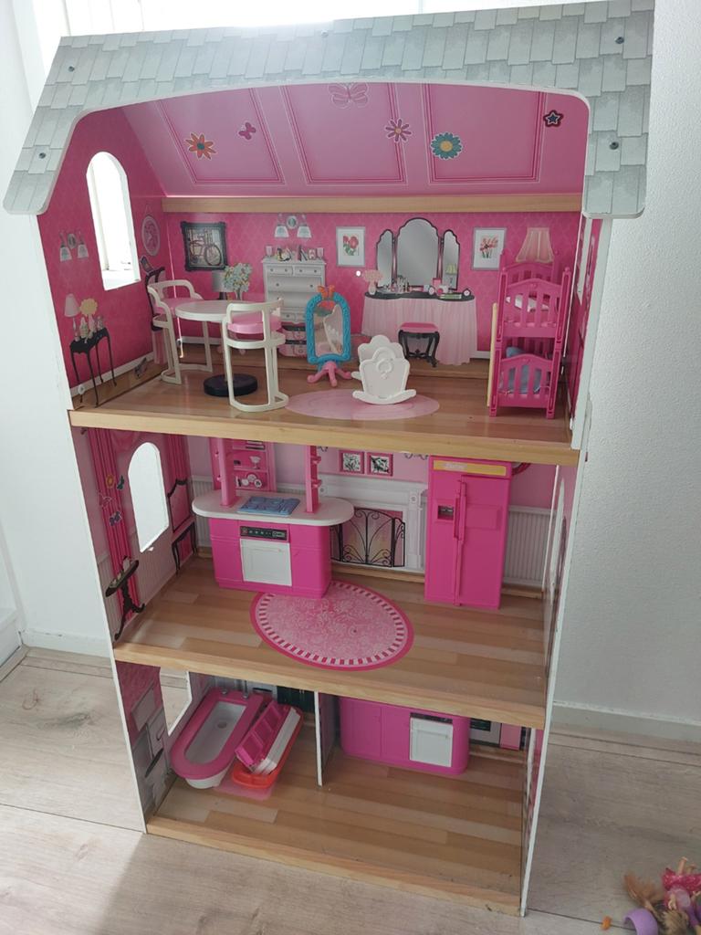 Barbie poppenhuis, Ophalen, Poppenhuis